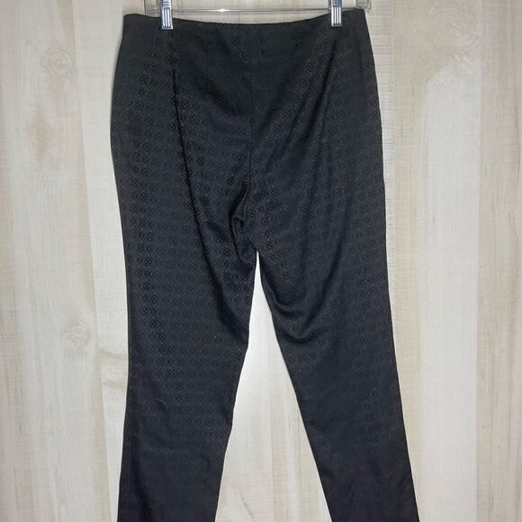 Vince Camuto black patterned pants slacks, size 4 - Picture 12 of 15
